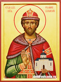 икона Святой Благоверный князь Роман Брянский