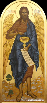 храмовая икона Пророк Иоанн Предтеча