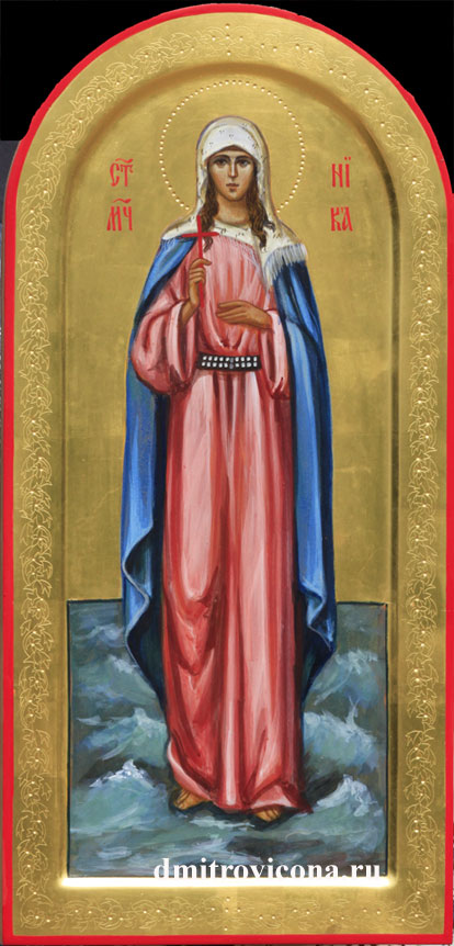 мерная икона Святая Мученица Ника Коринфская 